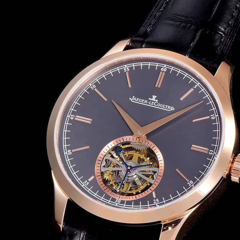 Jaeger-LeCoultre watch master 1662451 series Cal798 automatic genuine tourbillon men's watch front view