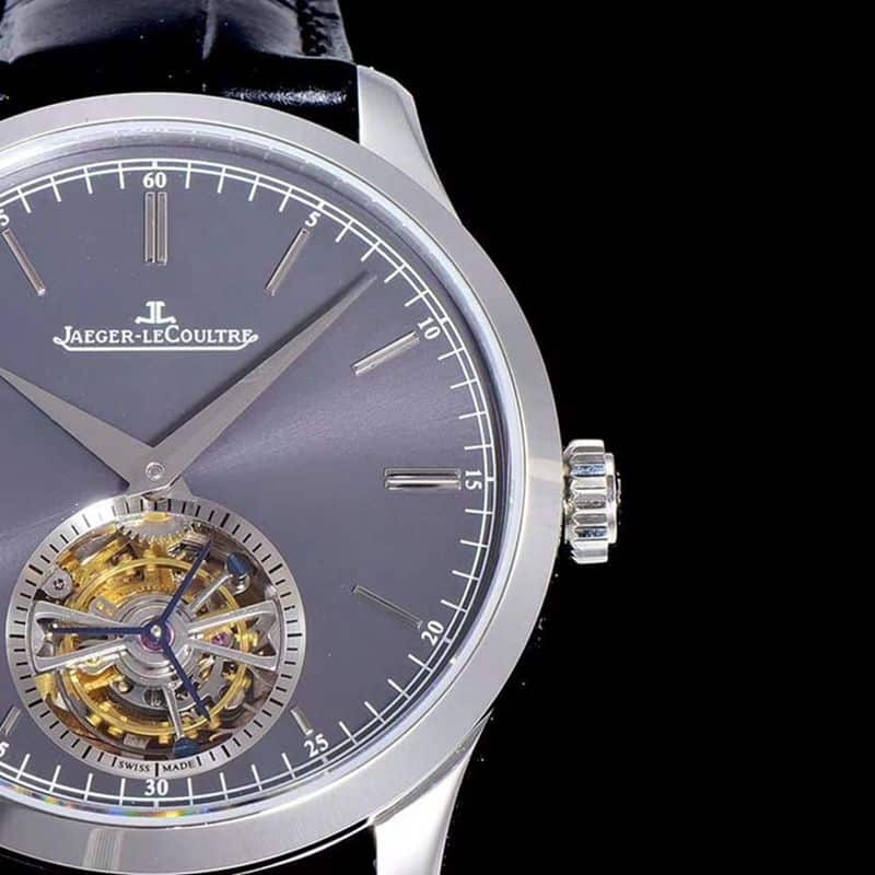 Jaeger-LeCoultre watch master 1662451 series Cal798 automatic genuine tourbillon men's watch detail shots