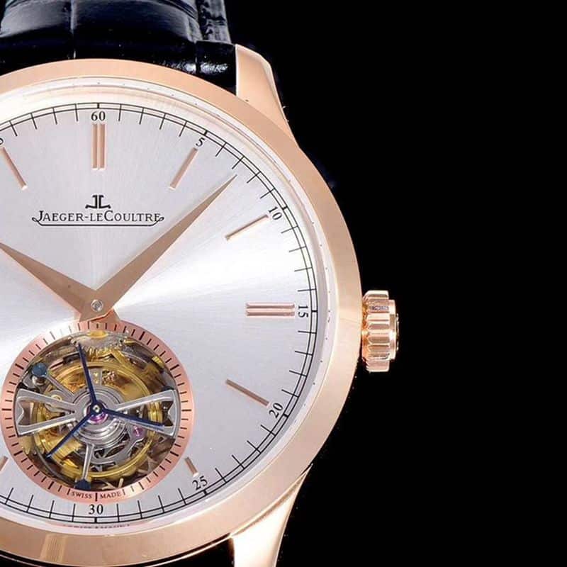 Jaeger-LeCoultre watch master 1662451 series Cal798 automatic genuine tourbillon men's watch detail shots