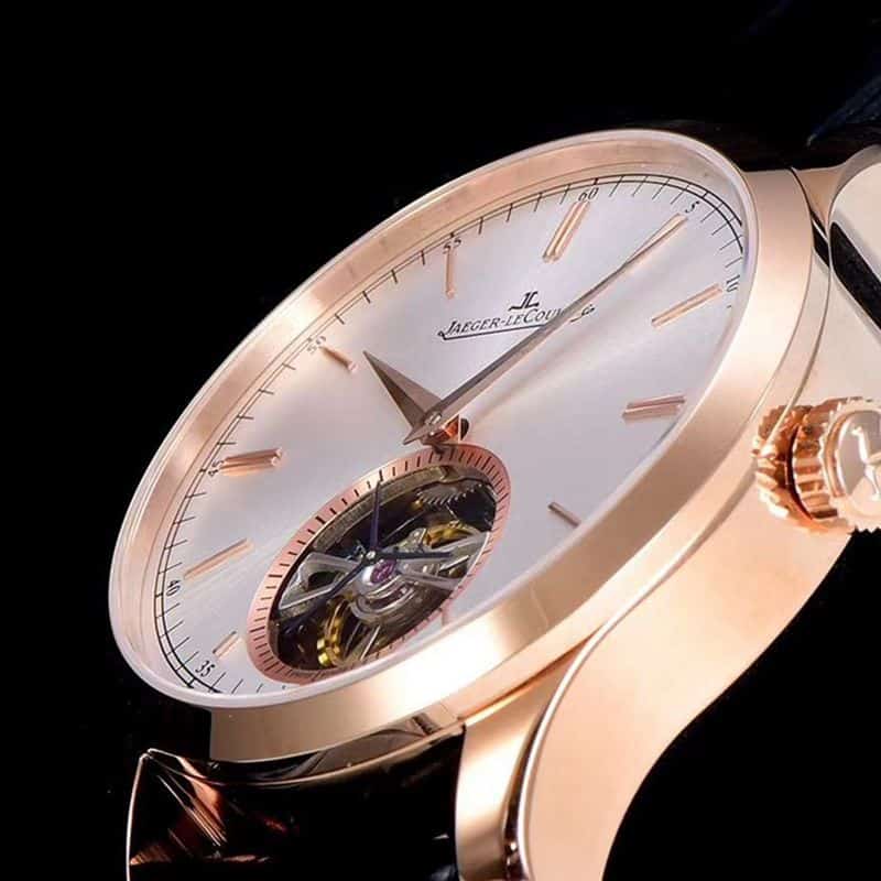 Jaeger-LeCoultre watch master 1662451 series Cal798 automatic genuine tourbillon men's watch side view