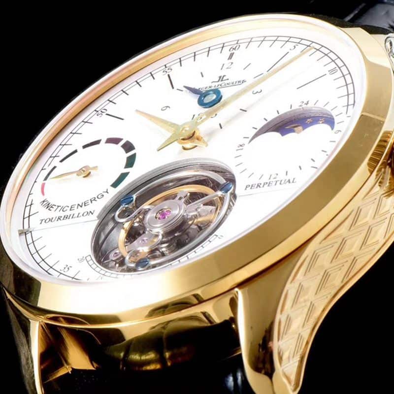 Jaeger-LeCoultrehigh-quality watch master series Q5046520 automatic genuine tourbillon men's watch detail shots
