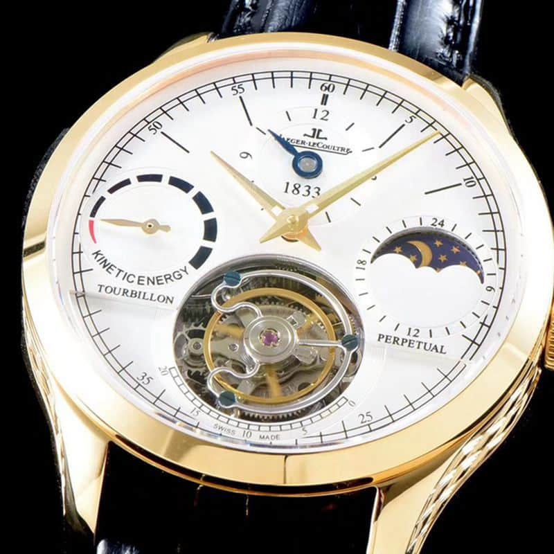 Jaeger-LeCoultrehigh-quality watch master series Q5046520 automatic genuine tourbillon men's watch front view