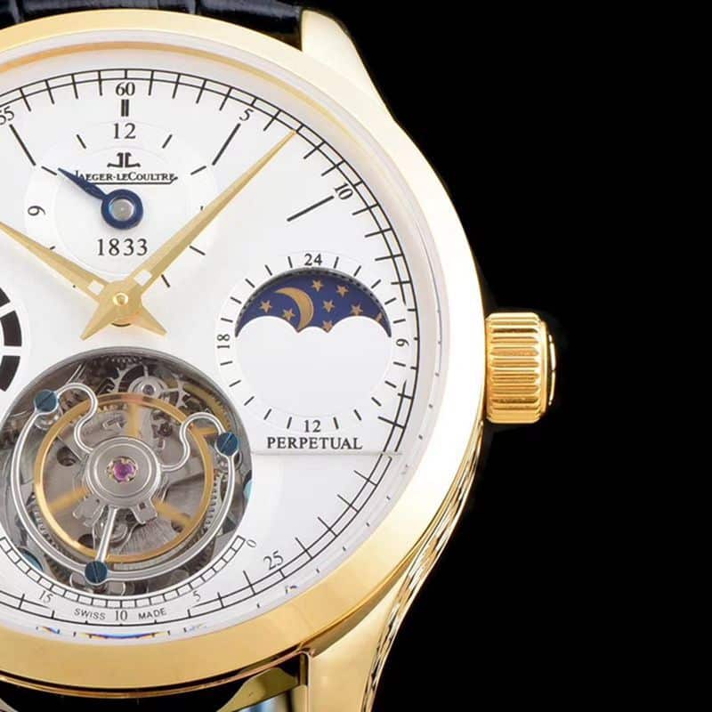 Jaeger-LeCoultrehigh-quality watch master series Q5046520 automatic genuine tourbillon men's watch detail shots