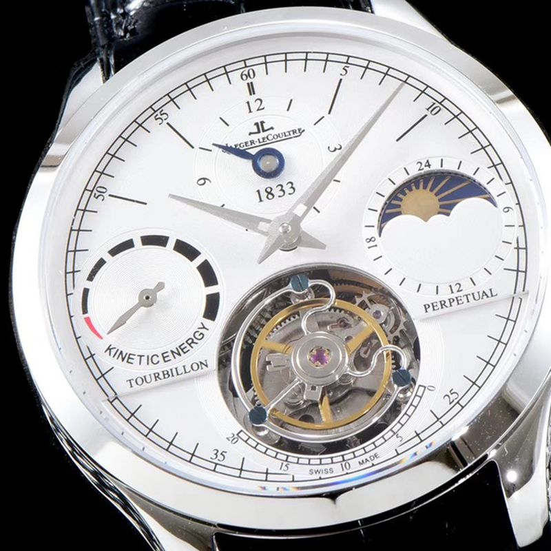 Jaeger-LeCoultrehigh-quality watch master series Q5046520 automatic genuine tourbillon men's watch detail shots