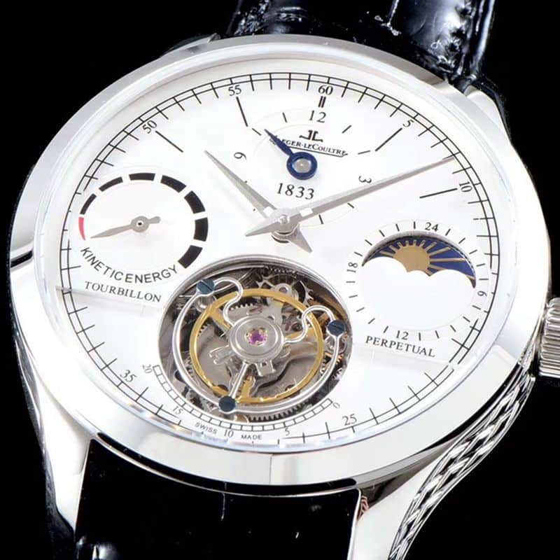 Jaeger-LeCoultrehigh-quality watch master series Q5046520 automatic genuine tourbillon men's watch detail shots