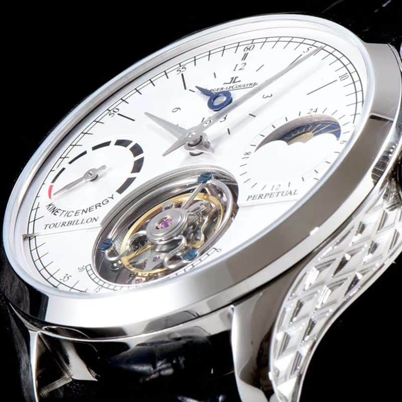 Jaeger-LeCoultrehigh-quality watch master series Q5046520 automatic genuine tourbillon men's watch detail shots
