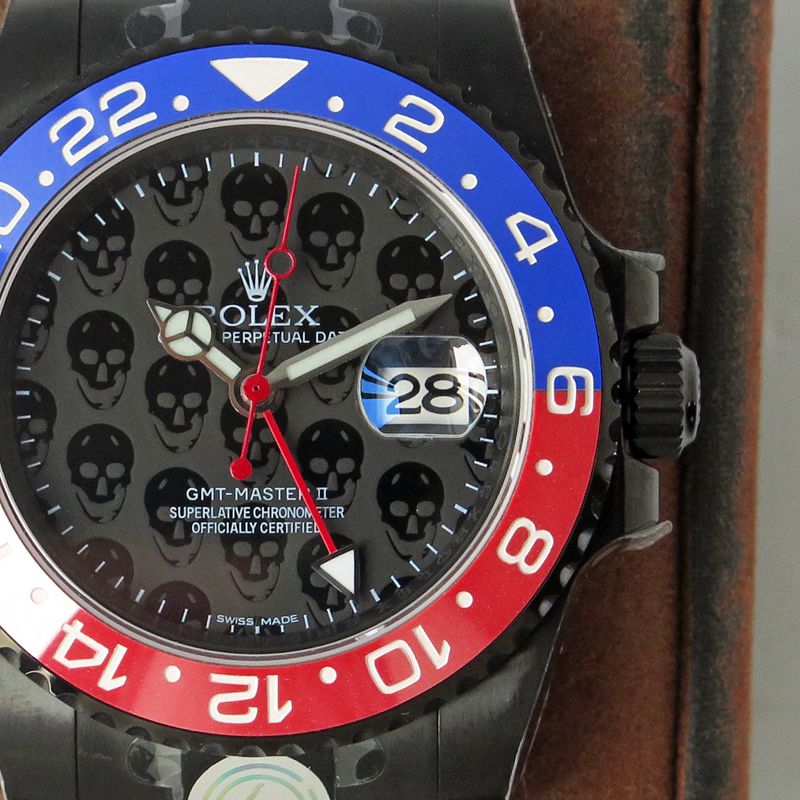 Rolex watch GMT-Master type REVENGE Milgauss revenge series limited edition men's mechanical watch detail shots