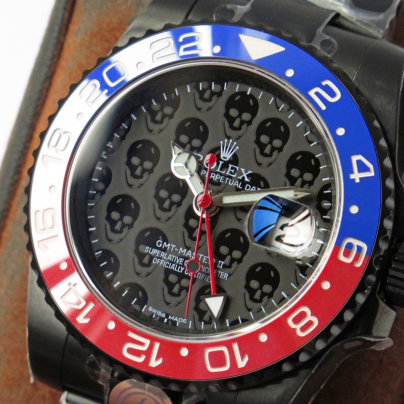 Rolex watch GMT-Master type REVENGE Milgauss revenge series limited edition men's mechanical watch front view
