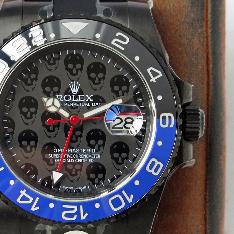 Rolex watch GMT-Master type REVENGE Milgauss revenge series limited edition men's mechanical watch detail shots