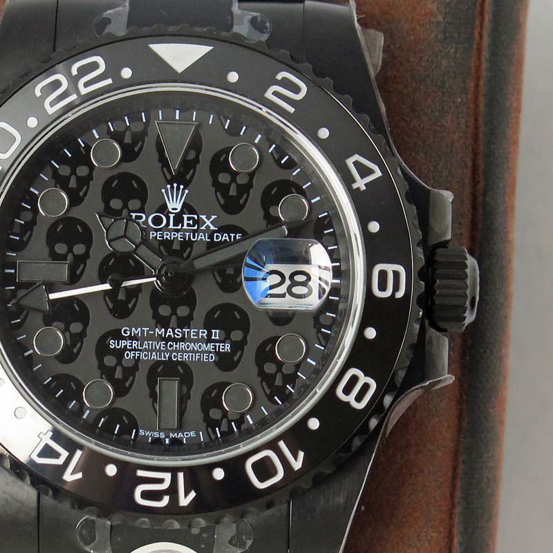 Rolexreplica watch GMT-Master type REVENGE Milgauss revenge series limited edition men's mechanical watch detail shots