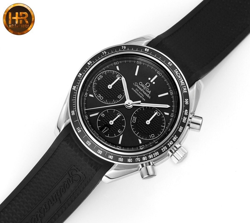Omega Speedmaster Series 326.32.40.50.06.001replica watch racing multifunctional chronographblack dial front view