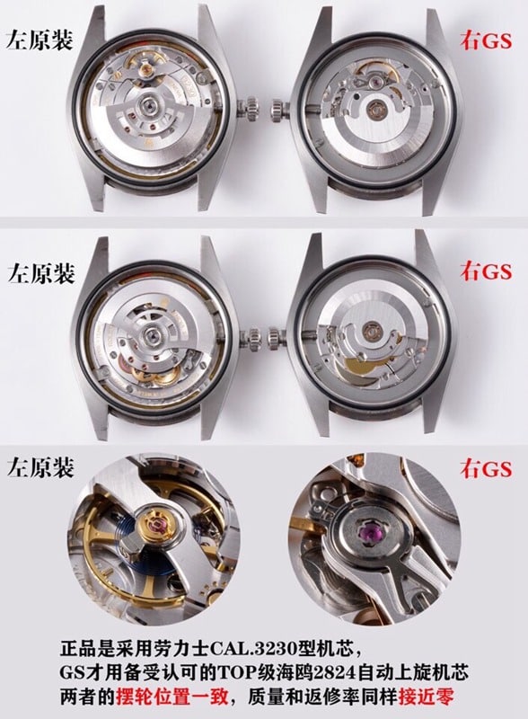 GSRolexreplica watch Oyster Perpetual 41mm real and fake comparison evaluation claspmovement picture