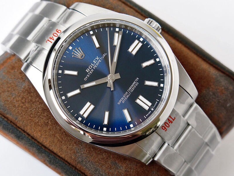 GS factory Rolextop-tier watch Oyster Perpetual Pokémon 41mm dark blue dial front view