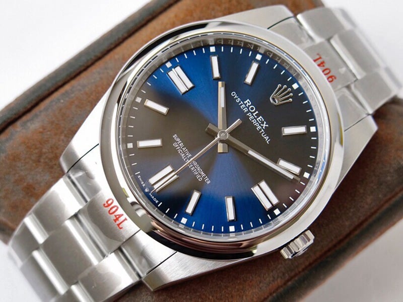 GS factory Rolextop-tier watch Oyster Perpetual Pokémon 41mm dark blue dial front view