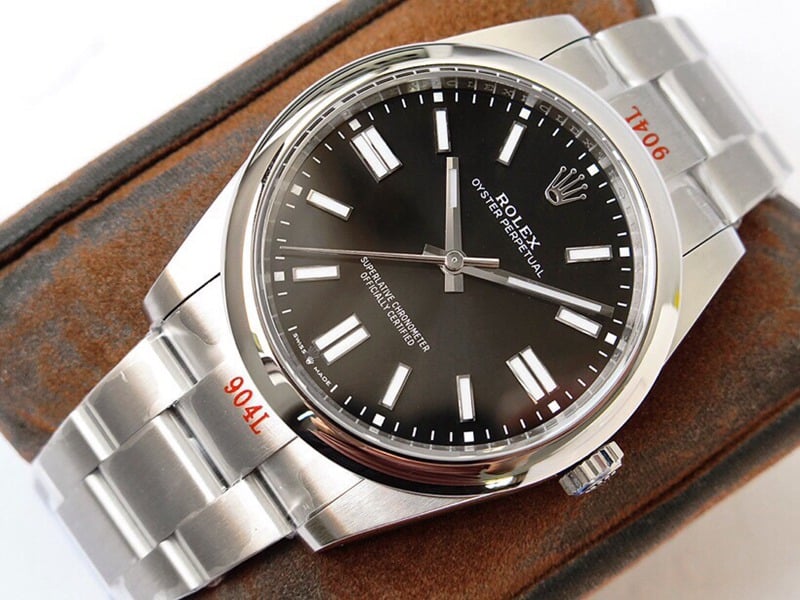 GS factory Rolextop-tier watch Oyster Perpetual Pokémon 41mm black dial front view
