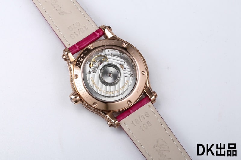 2021 latest ladies watch Chopard ultimate happy rainbow T diamond 274891-5007movement picture