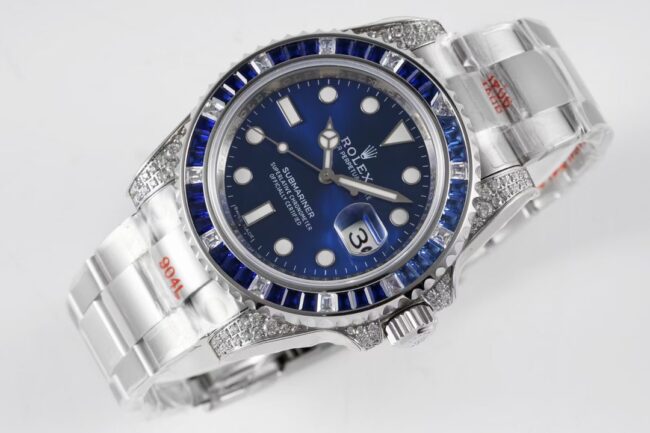 top-tierRolexsuper cloneGMT-Master type II watch back diamond customized version luxury sparkling classic trend front view