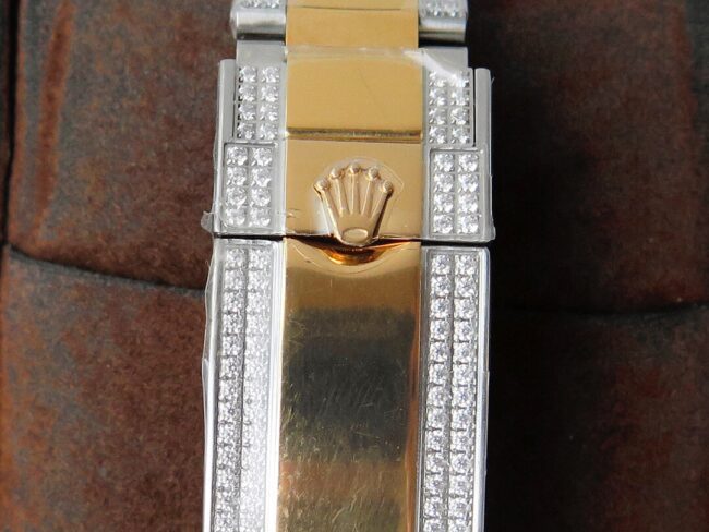 ReplicaRolex watch top-tierGMT-Master type II rear diamond customized version luxury sparkling classic trend clasp picture