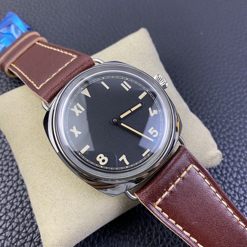 SF factory Paneraireplicapam00448 watch p3000 double spring hand winding movementsapphire crystal front view
