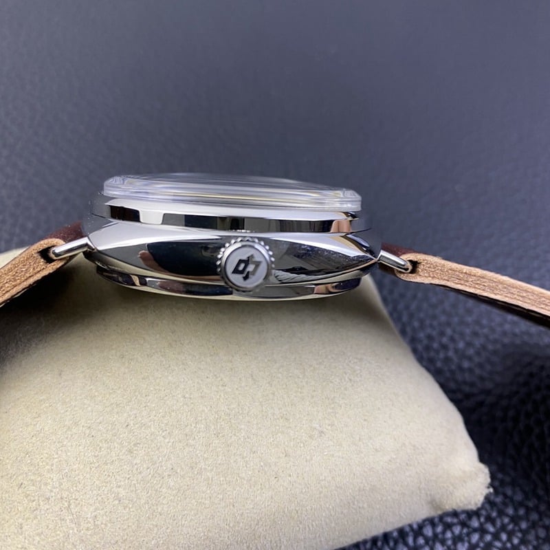 SF factory Paneraireplicapam00449 watch p3000 double spring hand winding movement super power retro disc side view