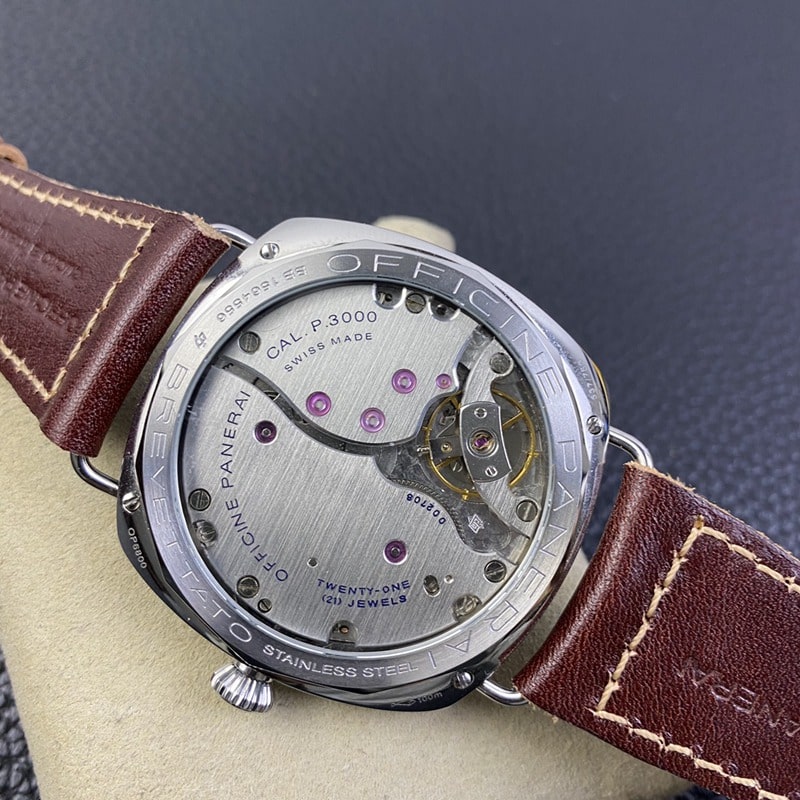 SF factory Paneraireplicapam00662 watch p3000 hand winding movement retro coffee tray movement picture