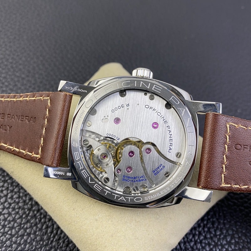 SF factory Paneraireplicapam00662 watch p3000 hand winding movement retro coffee tray movement picture
