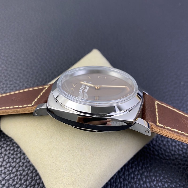 SF factory Paneraireplicapam00662 watch p3000 hand winding movement retro coffee tray side view