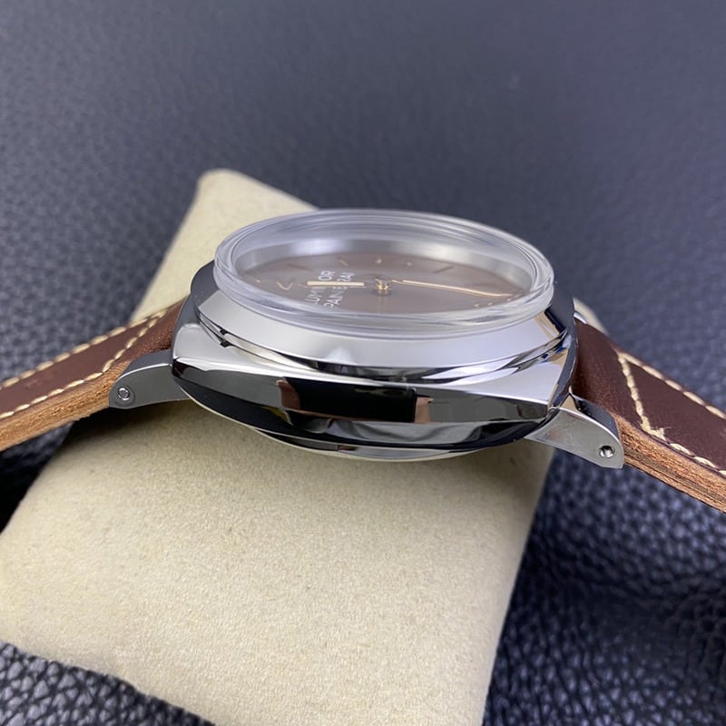 SF factory Paneraireplicapam00663 watch p3000 hand winding movement retro coffee tray side view
