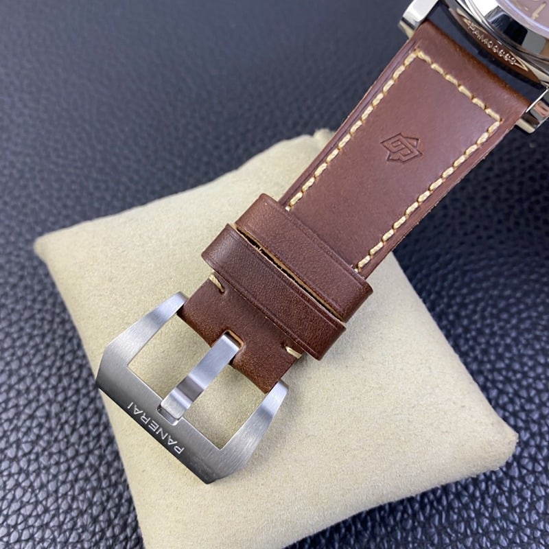 SF factory Paneraireplicapam00663 watch p3000 hand winding movement retro coffee tray clasp picture