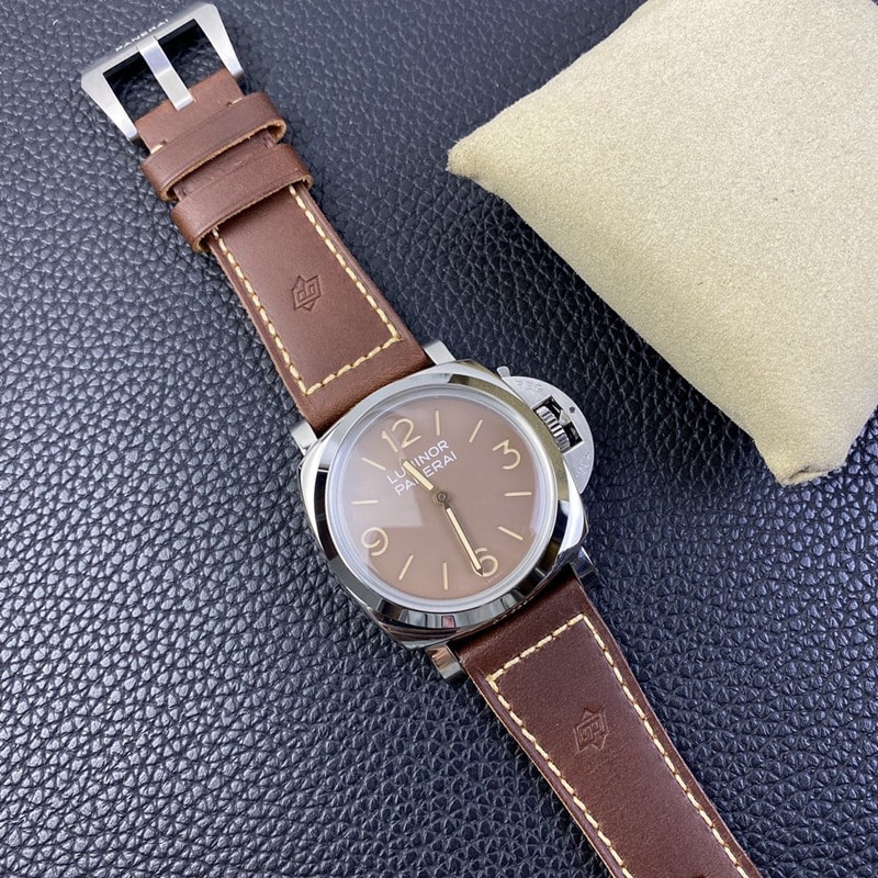 SF factory Paneraireplicapam00663 watch p3000 hand winding movement retro coffee tray front view