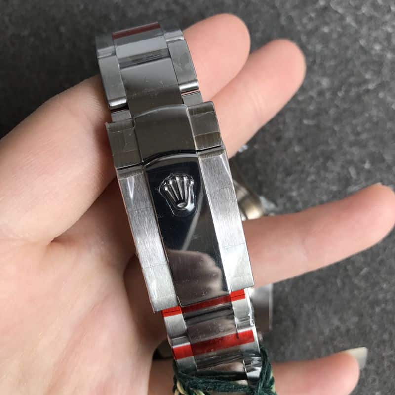 Rolex watch log series blue face men's mechanical watch clasp picture