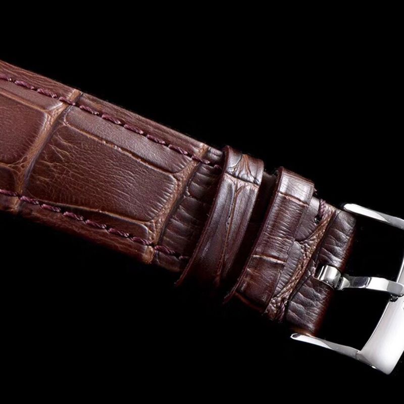 super cloneOmega watch disc flying business series men's mechanical ultra-thin watch brown bracelet track butterfly flying clasp picture