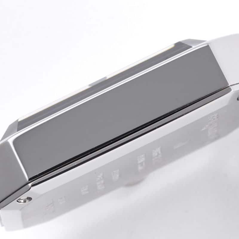 Chanelladies' watchtop-tierhigh-quality replicaPremiere series quartz watch white steel black dial side view