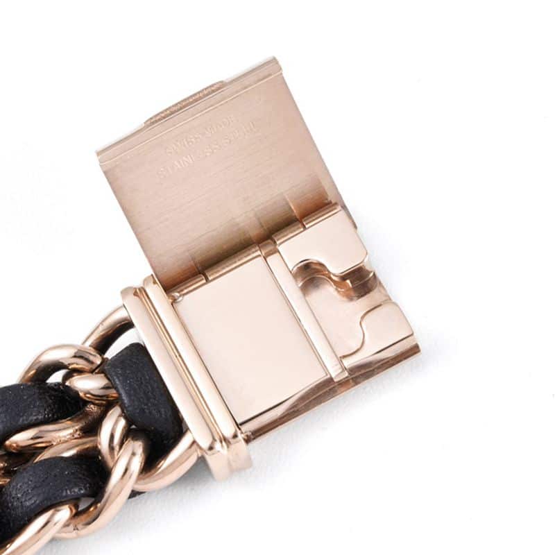 Chanelladies' watchreplicaPremiere series quartz watch rose goldblack dialclasp picture