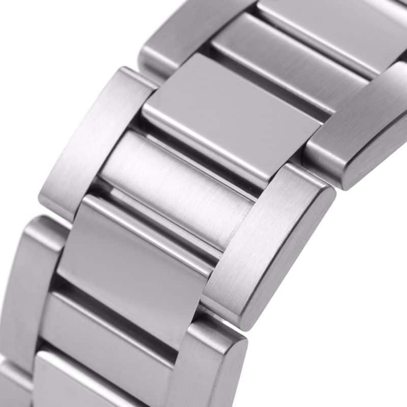 Cartier Pasha series women's fully automatic mechanical watch, white dial, buckle image, top