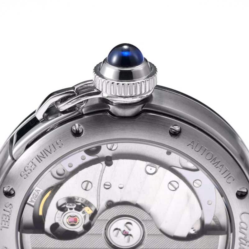 Cartier Pasha series ladies' full-automatic mechanical watch, white dial, detailed images of top collectible watches.