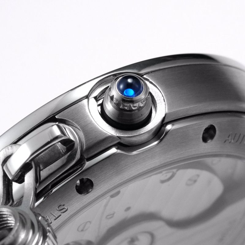 Cartier Pasha series ladies' full-automatic mechanical watch, white dial, detailed images of top collectible watches.