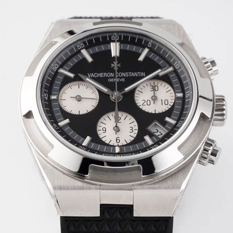Vacheron Constantintop-tierhigh-quality watch Zonghengshihai series men's mechanical black face watch front view