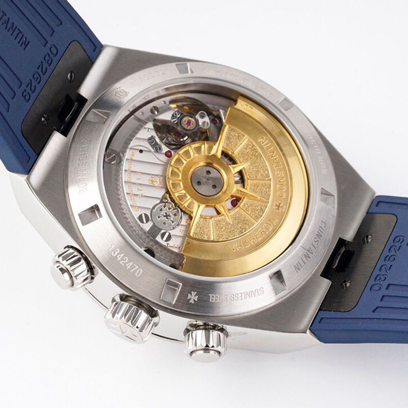 Vacheron Constantintop-tiersuper watch Overseas Series Men's Mechanical Blue Face Watch movement picture