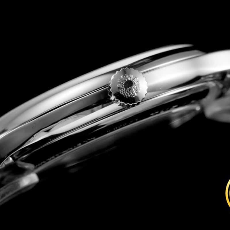 Longinestop-tierhigh-quality watch master series men's mechanical white watch side view