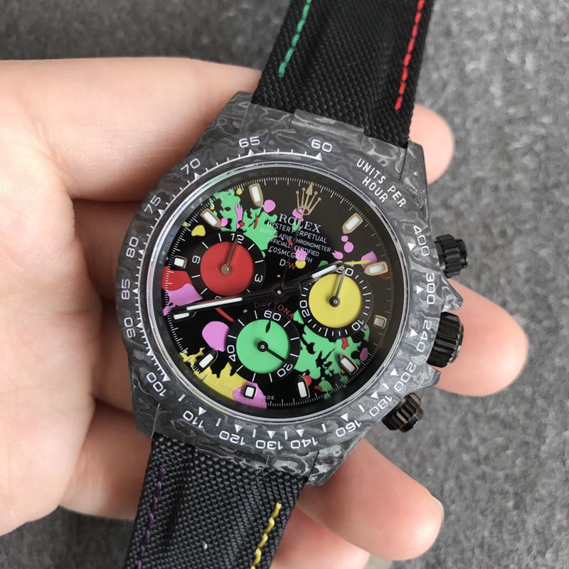 Rolextop-tiersuper watch universe chronograph Daytona series men's mechanical watch front view