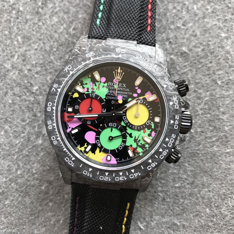 Rolextop-tiersuper watch universe chronograph Daytona series men's mechanical watch front view