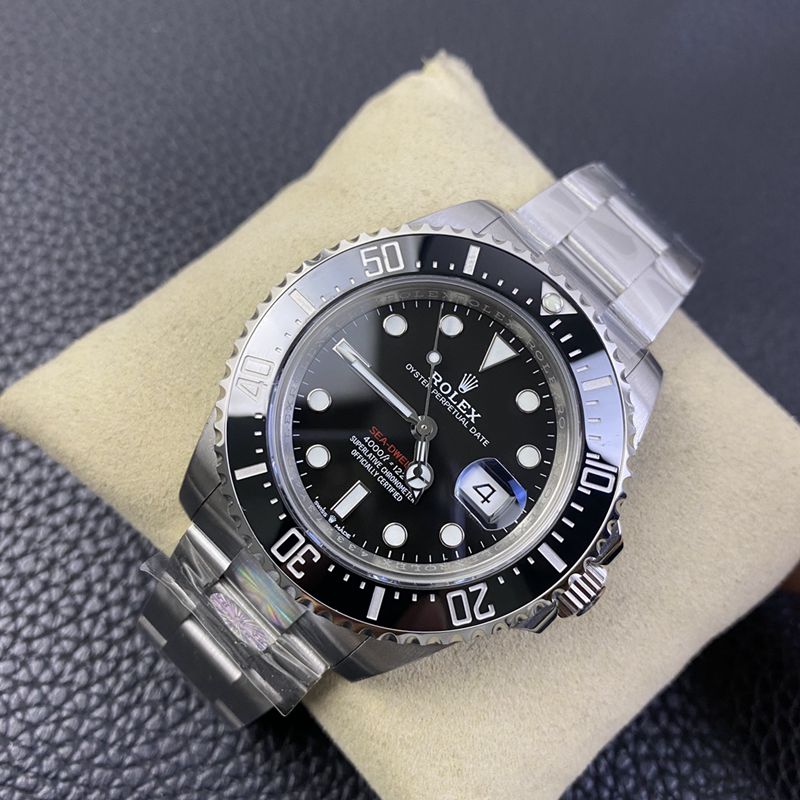 Rolextop-tiersuper watch single red Sea-Dweller series men's mechanical watch front view