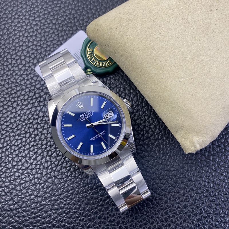 Rolextop-tiersuper watch aperture log series men's mechanical watch front view
