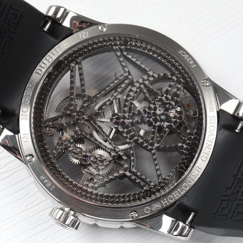 Roger Dubuis top quality imitation watches EXCALIBUR King Series Men's Tourbillon watch movement diagram