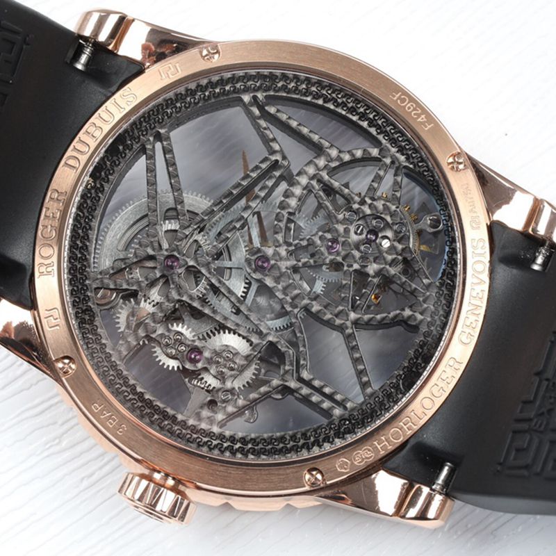 Roger Dubuis top quality imitation watches EXCALIBUR King Series Men's Tourbillon watch movement diagram