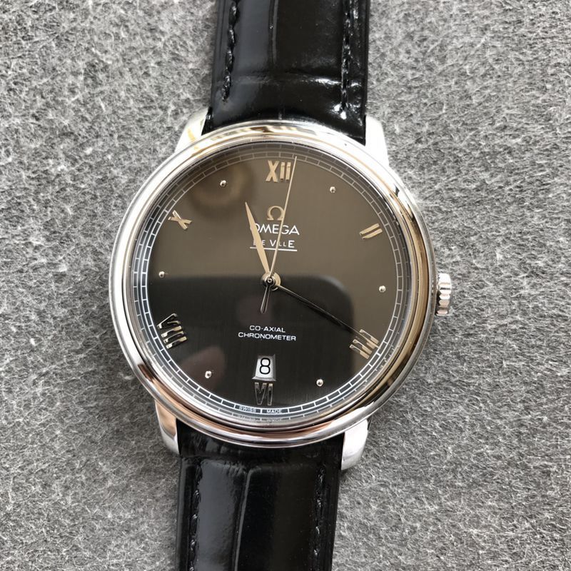 Omegatop-tiersuper watch Diefei series gray men's mechanical watch front view