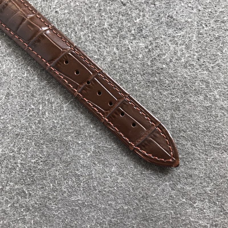 Omegatop-tier watch Diefei series men's gold plate leather strap mechanical watch bracelet picture