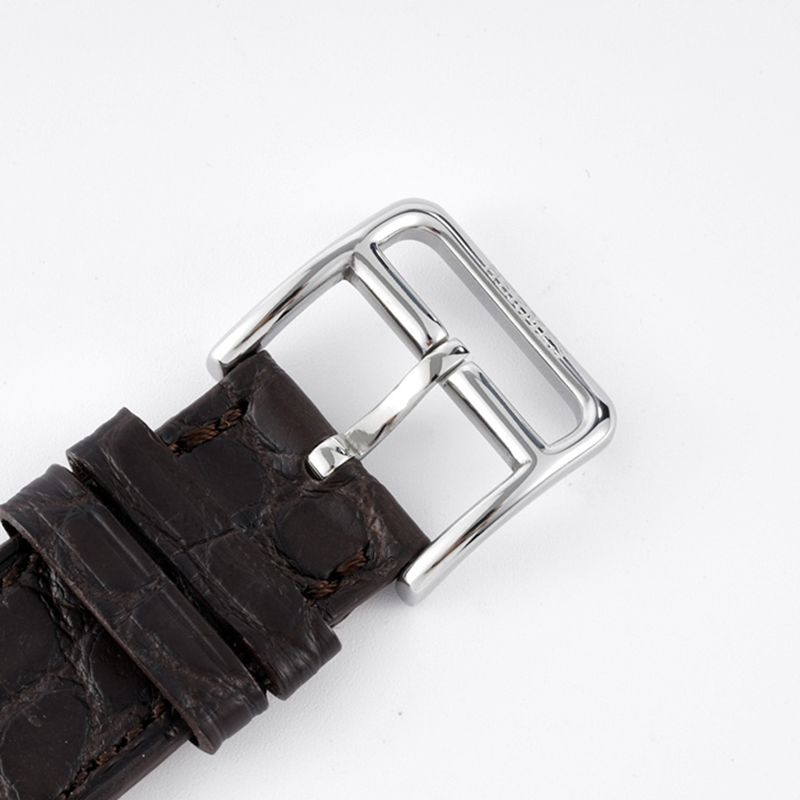 Hermès top-tier watch HeureH three-pin series ladies quartzleather strap casual watch clasp picture