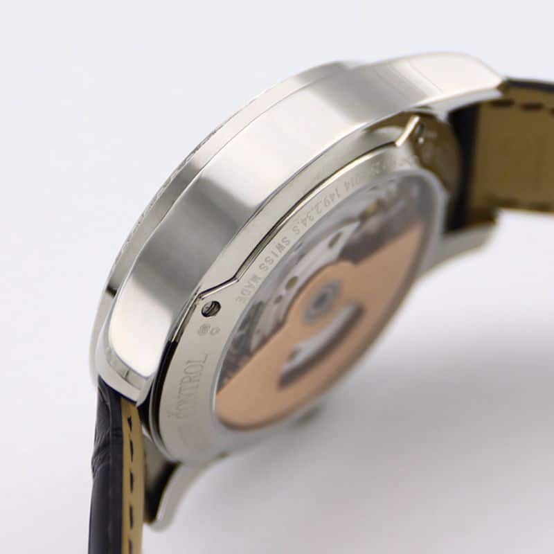 Jaeger-LeCoultre master top-tierhigh-quality watch 1662451 series automatic genuine tourbillon men's diamondwhite dial watch side view